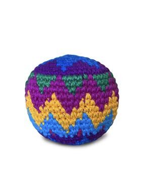 🔥World Footbag Boota Bag Crochet Hacky Blue Star BNWT🔥